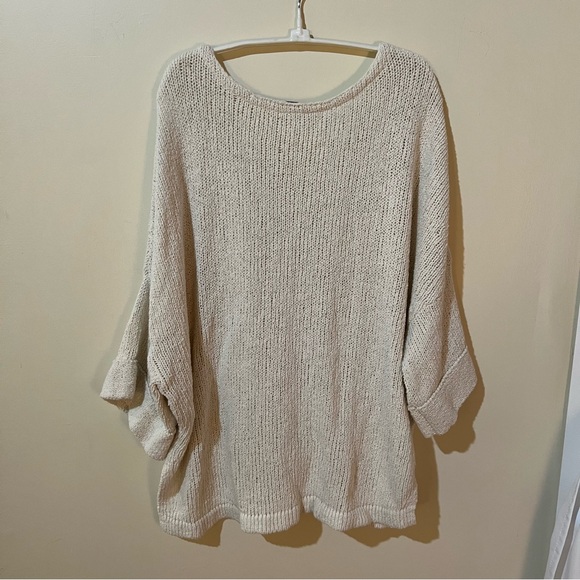 Free People | You Found Me knit tunic sweater, Ivory Cream - Picture 12 of 12